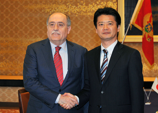 (Photo)Japan-Montenegro Foreign Ministers' Meeting, and Working Dinner-1