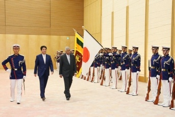 photo1: Japan-Sri Lanka Summit Meeting