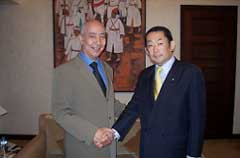 （写真）（ジェットゥ首相との会談）