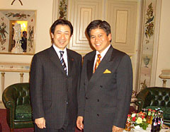 （写真）カンタティー・タイ外相との会談