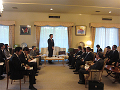 (写真)日本企業関係者との意見交換