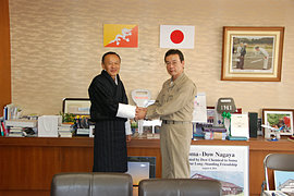 （写真）佐藤相馬市副市長との面会