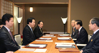 (写真)野田総理主催による李明博(イ・ミョンバク)韓国大統領との夕食会-2(写真提供:内閣広報室)