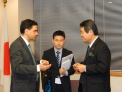 マルケス・ポルトガル・日本友好議員連盟副会長による牧野外務大臣政務官表敬(2)