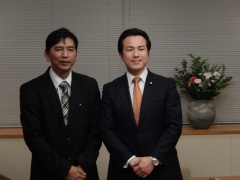 ミャンマー第一総書記による宇都政務官表敬
