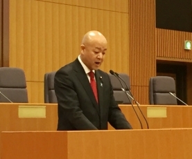「南アジア・東南アジア地域における暴力的過激主義に対する刑事司法の対応能力強化」ワークショップで開会挨拶をされる堀井学外務大臣政務官