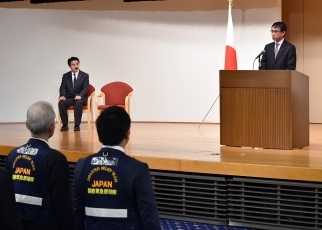 国際緊急援助活動参加者に対する外務大臣感謝状授与式