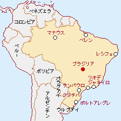 ブラジル連邦共和国地図