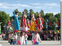 内蒙古での祭りのひととき