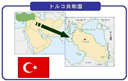トルコ共和国地図