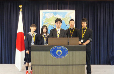 小中高生の外務省訪問宮城県（富谷町）町立富谷第二中学校の皆さん
