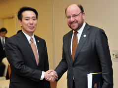 （写真）日・チリ外相会談-1