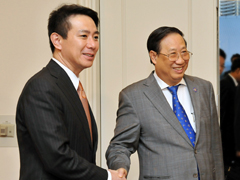(写真)日・ベトナム外相会談-1