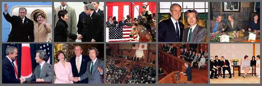 Visit to Japan of His Excellency George Walker Bush, President of the United States of America, and Mrs. Laura Welch Bush