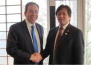 (Photo)Meeting between United States Deputy Secretary of State Thomas Nides and Parliamentary Vice-Minister for Foreign Affairs Joe Nakano