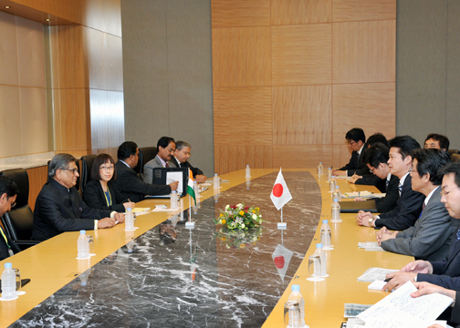 (Photo)Japan-India Foreign Ministers' Meeting-2