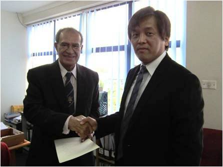 (Photo)Courtesy visit to Mr. Felipe Bole, Acting Minister for Foreign Affairs and International Cooperation