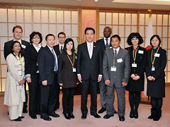 (photo) Implementation of FY2010 Local Staff Training in Japan 1