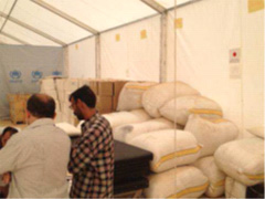 Much-needed blankets and<br>heating fuel are distributed