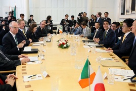 (Photo) Japan-Ireland Summit Meeting (2)