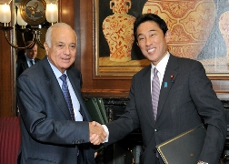 Signing Ceremony for “Memorandum of Cooperation (MOC) between The Government of Japan and The League of Arab States”(2)