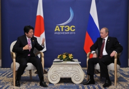 Japan-Russia Summit Meeting at APEC Summit in Bali(2)