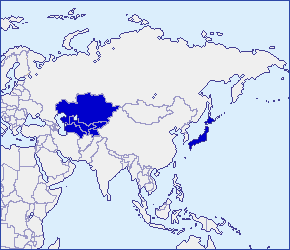 Central Asia + Japan” Dialogue: Map of Member Countries