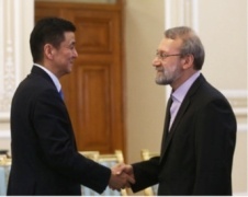 Meeting with Parliamentary Speaker Ali Larijani