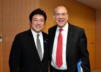 Meeting between State Minister for Foreign Affairs Yasuhide Nakayama 1