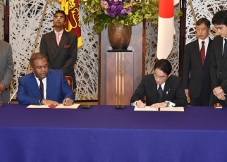 The Foreign Minister of Sri Lanka to Visit Japan 2