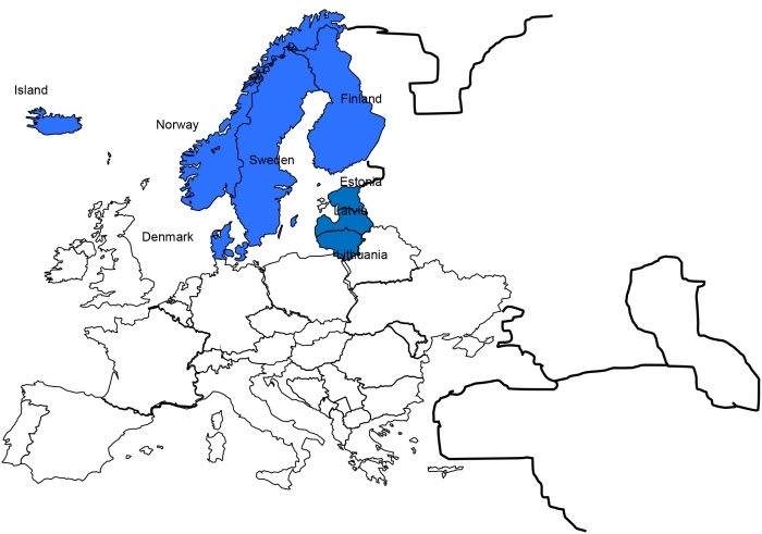 Nordic-Baltic Eight(NB8) plus Japan