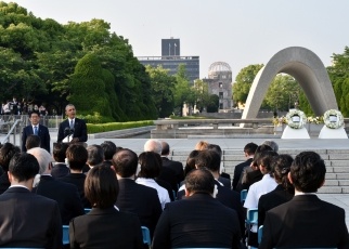 President Obama giving a speech.