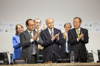 The moment the Paris Agreement adopted