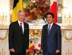 Prime Minister Abe And Mrs Abe Host A Banquet To Welcome Their Majesties The King And Queen Of The Belgians And Prime Minister Abe Meets With His Majesty The King Of The