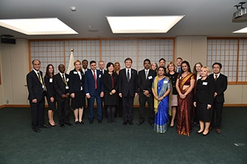 (Photo 1) Implementation of FY2017 Local Staff Training Program in Japan