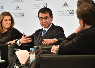 Foreign Minister Kono attended Munich Security Conference