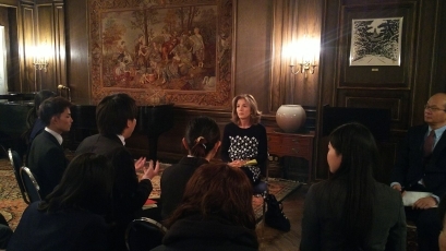 photo5: Courtesy call on Ms. Caroline Kennedy, former U.S. Ambassador to Japan
