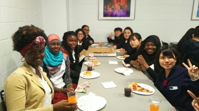 photo8: Exchange with local students
