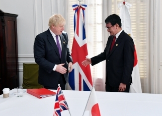 Japan-U.K. Foreign Ministers’ Meeting 1