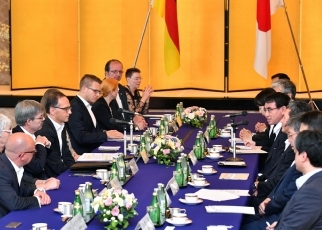 Japan-Germany Foreign Ministers’ Meeting and Working Lunch 3