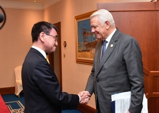 Japan-Romania Foreign Ministers’ Meeting 1