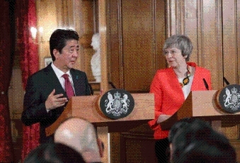 (Photo5) Japan-UK joint press conference 1