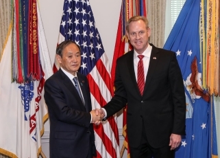 Chief Cabinet Secretary Suga Visits United States Of America