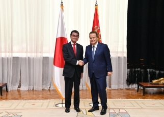 Japan-Serbia Foreign Ministers’ Meeting 1