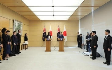 (Photo7) Japan-New Zealand Summit Meeting 7