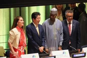 (Photo5) Photograph of the UN High-Level Meeting on UHC (Photo: Cabinet Public Relations Office)5
