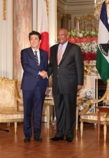 Meeting Between Prime Minister Abe And Lesotho King Letsie Iii