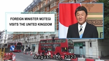 (Photo) Foreign Minister MOTEGI Visits the United Kingdom (YouTube Video)