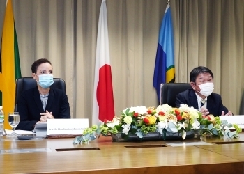 Japan & Jamaica Foreign Ministers