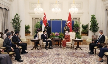Photo of meeting with President Yacob.